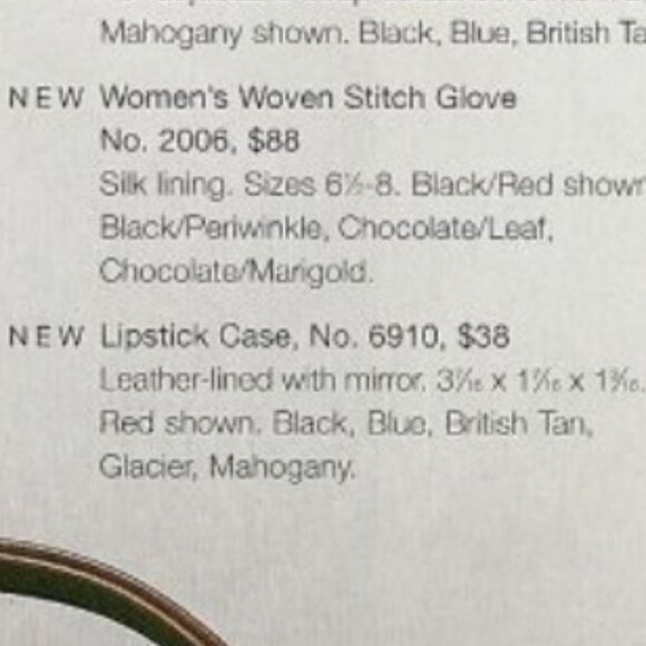 Vintage Coach Lipstick Case, New in British Tan, 6901 - Picture 10 of 11